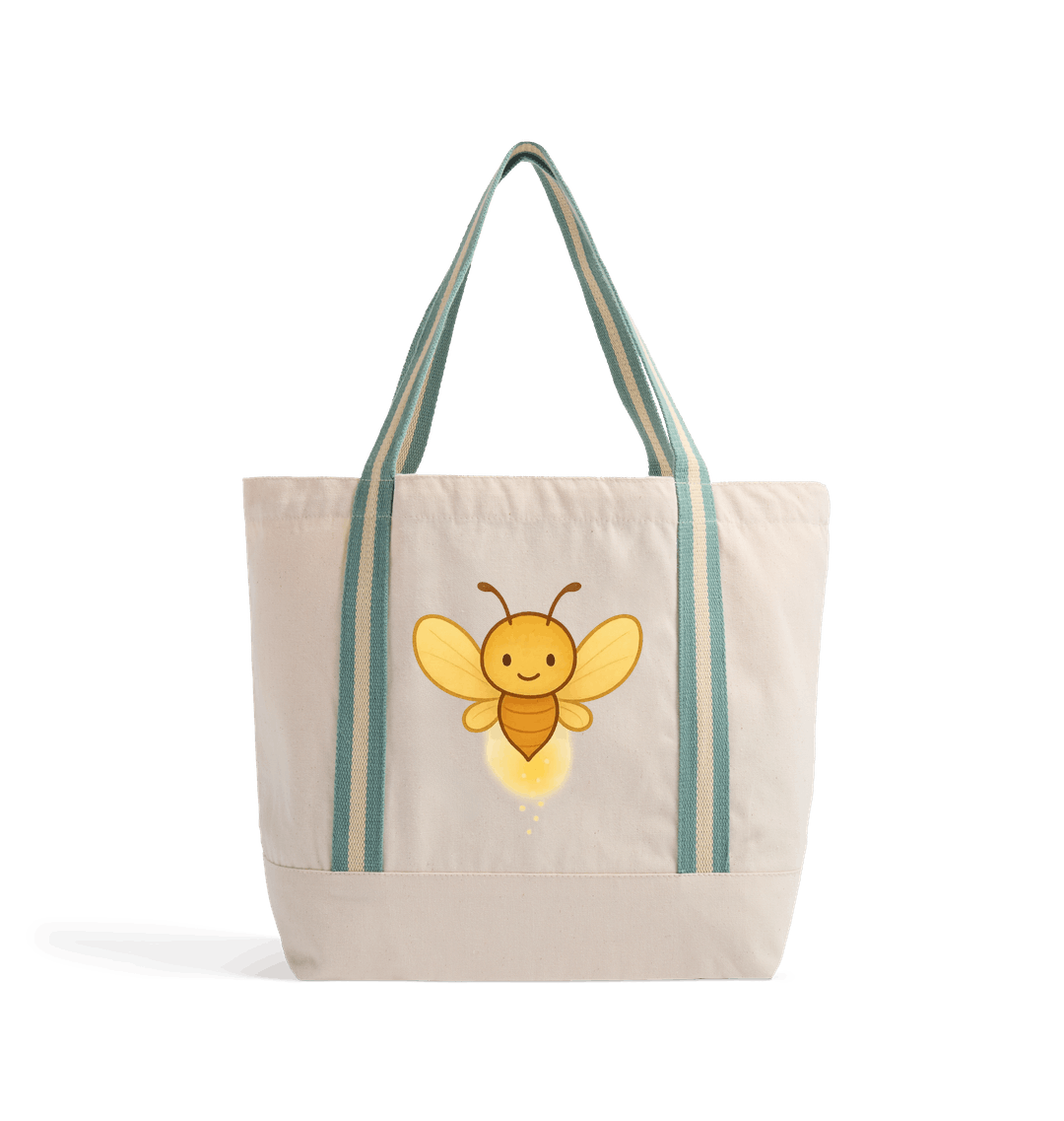 Natural/Sage Green Heat Transfer Bag