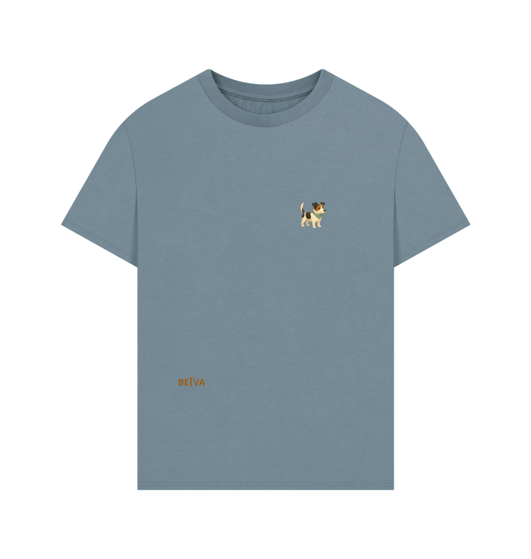Stone Blue Printed T-shirt
