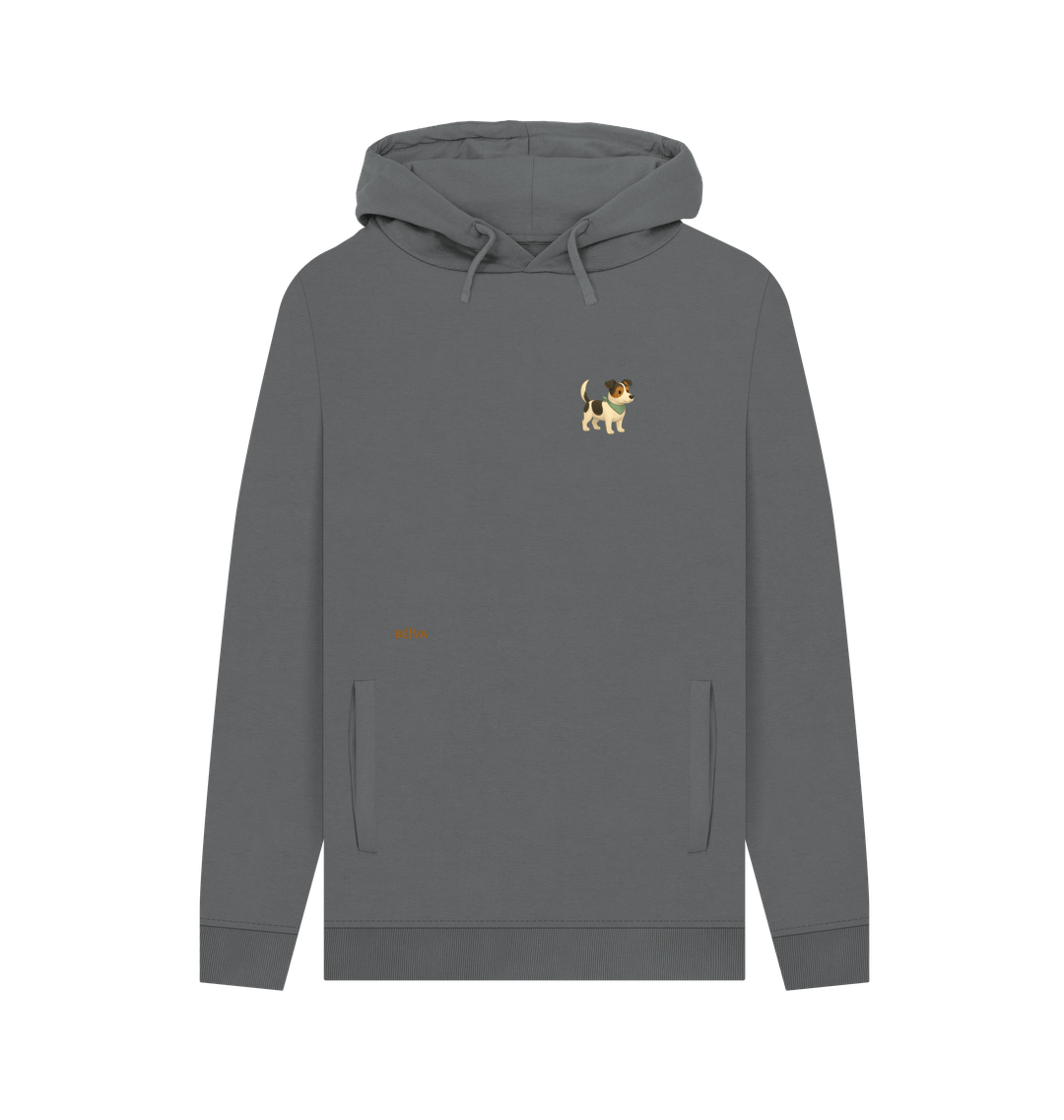 Slate Grey Printed Hoody