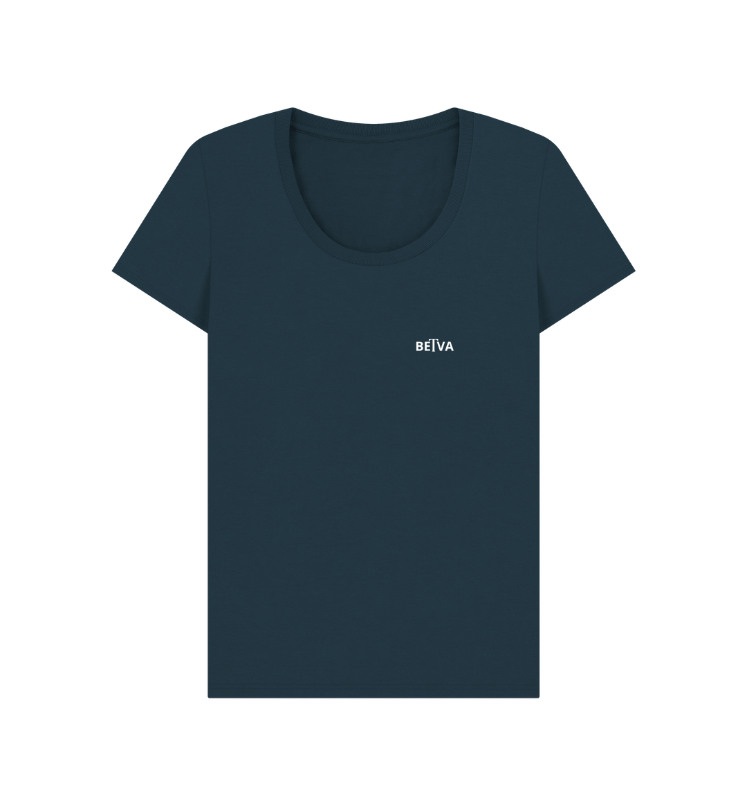 Denim Blue Printed T-shirt