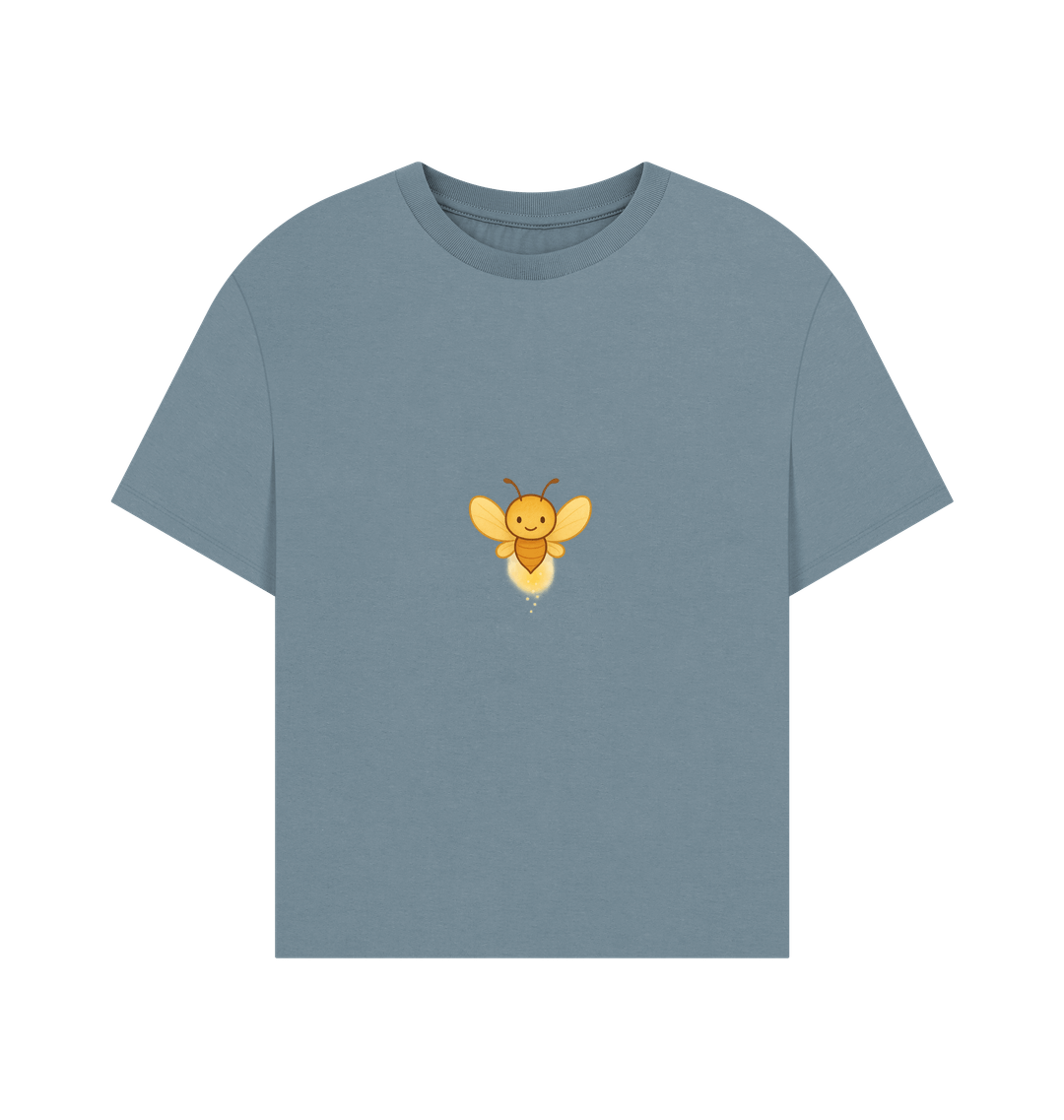 Stone Blue Printed T-shirt