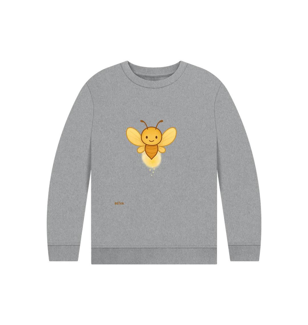Athletic Grey Printed Kids Jumper