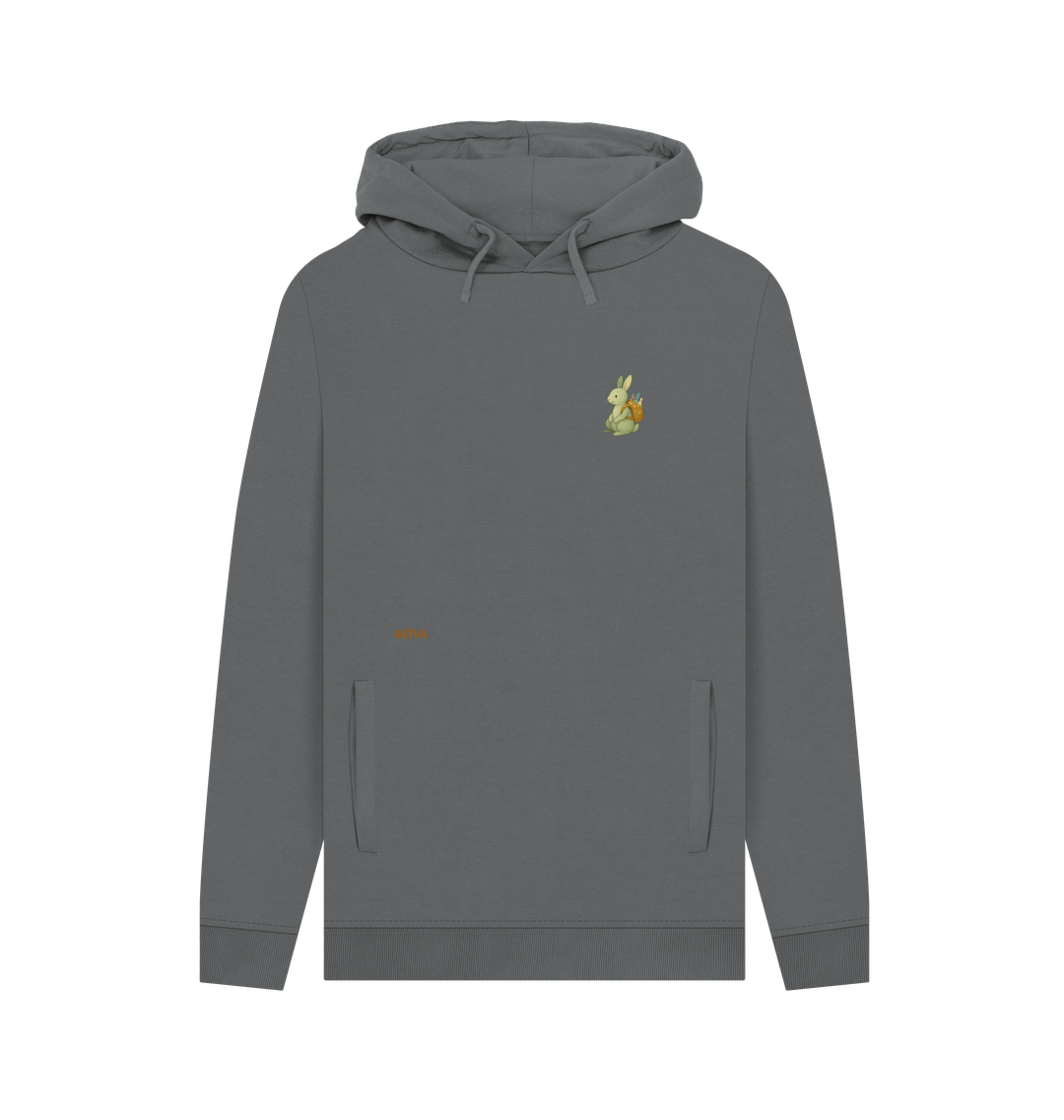 Slate Grey Printed Hoody