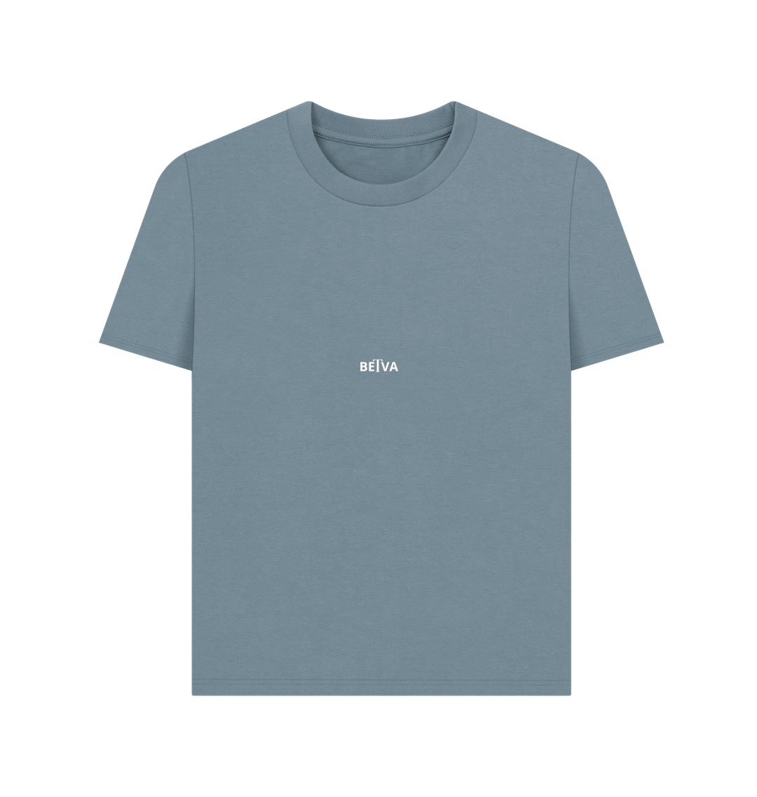 Stone Blue Printed T-shirt