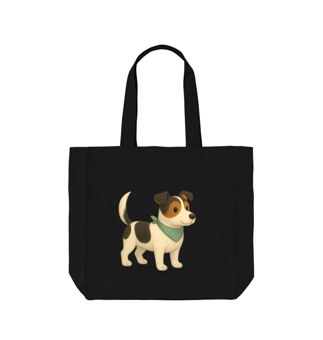 Black Printed Bag
