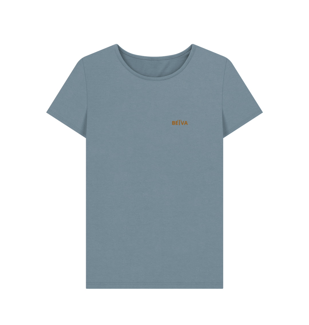 Stone Blue Printed T-shirt