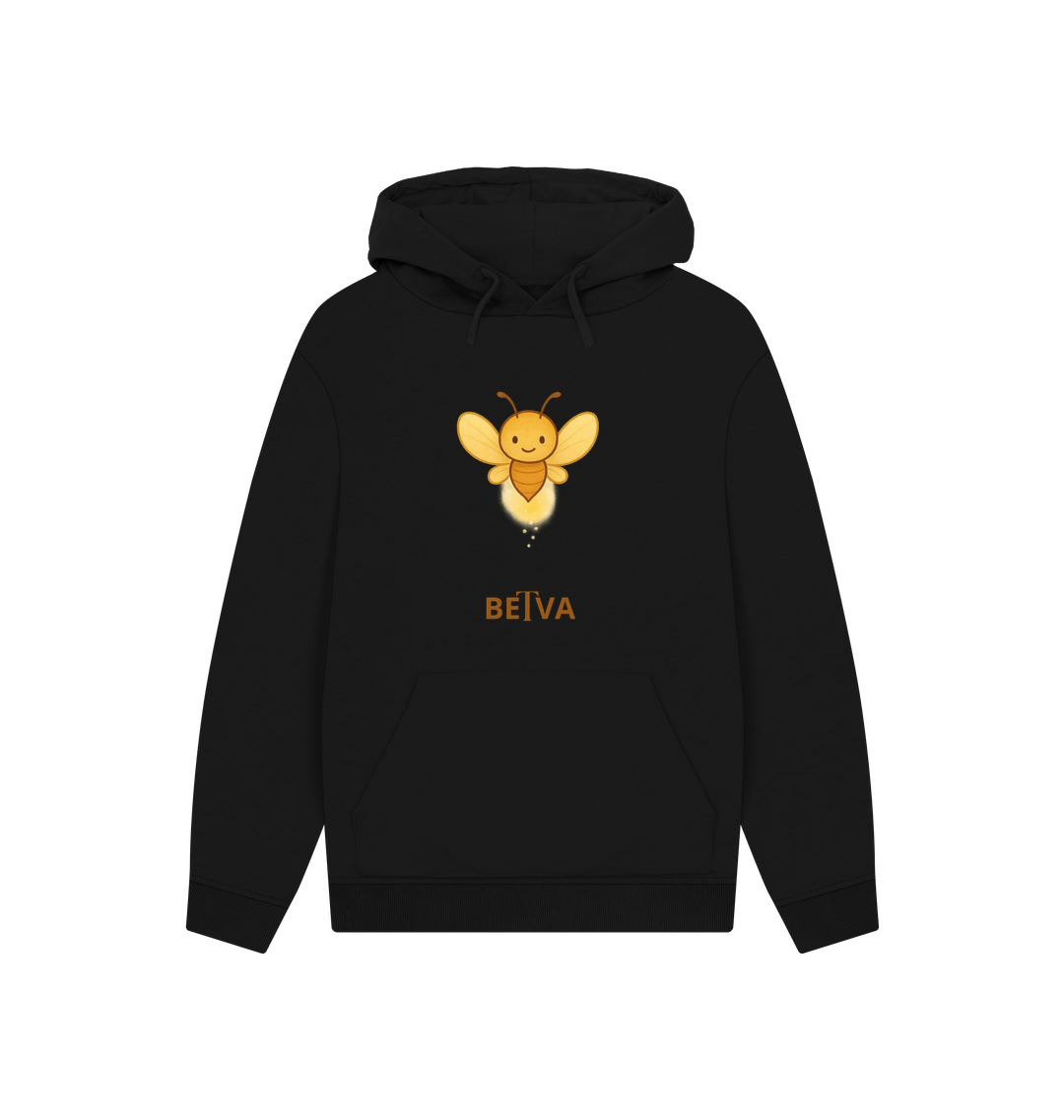 Black Printed Hoody