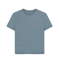 Stone Blue Printed T-shirt