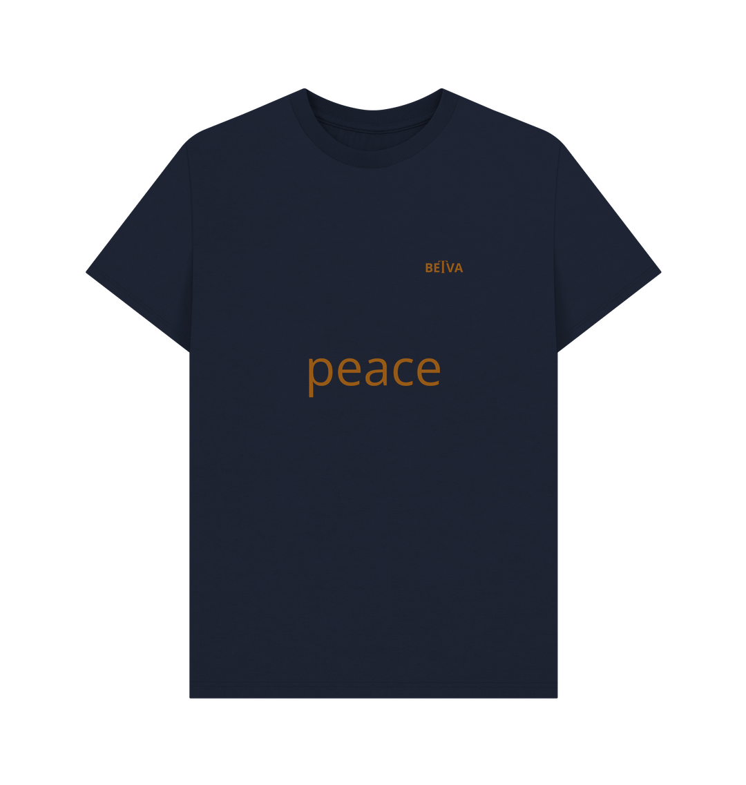 Navy Blue Printed T-shirt