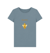 Stone Blue Printed T-shirt