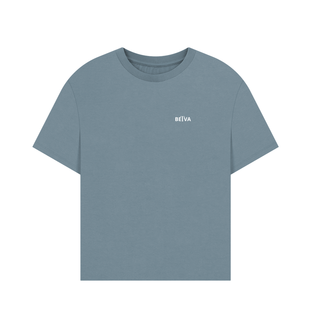 Stone Blue Printed T-shirt