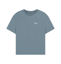 Stone Blue Printed T-shirt