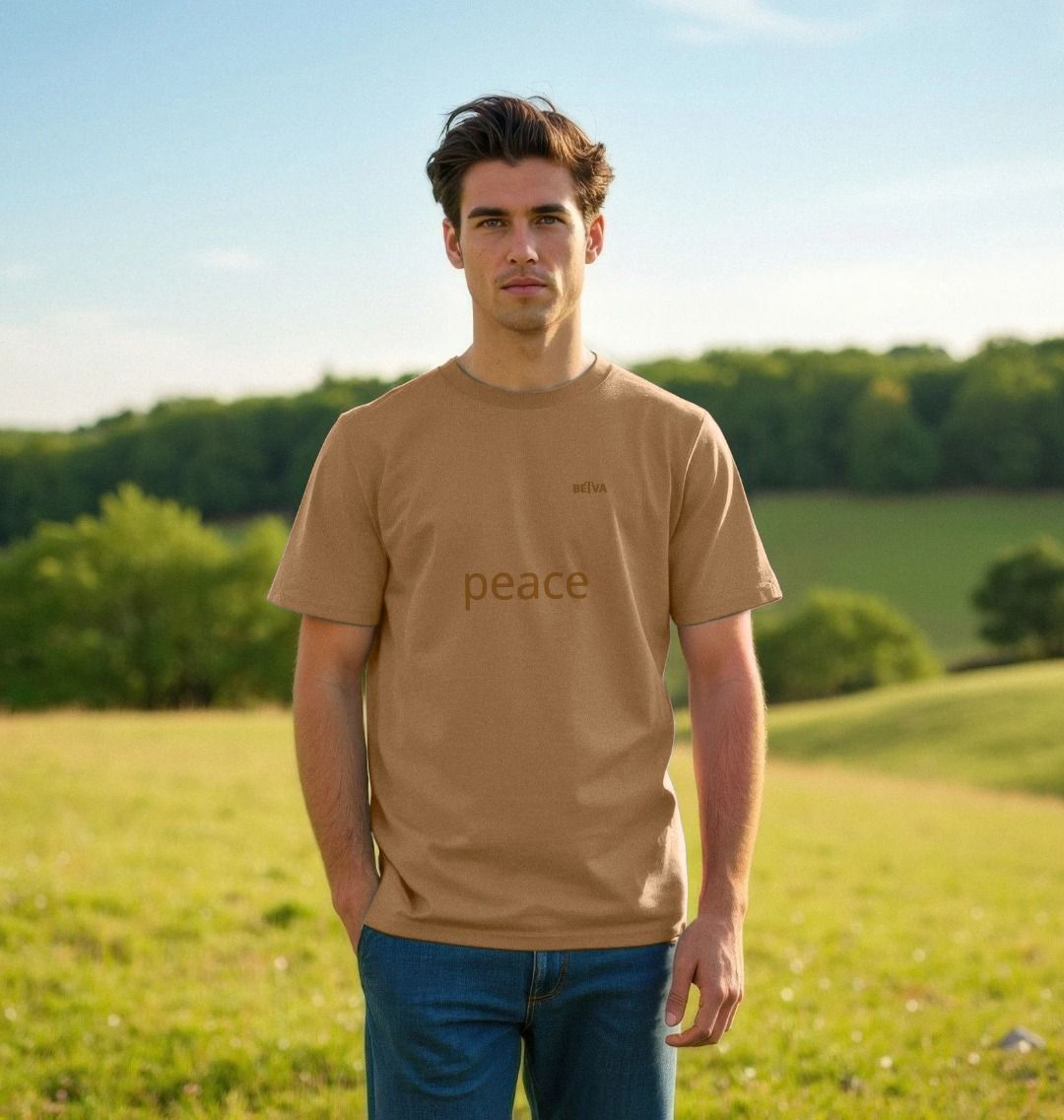 BETVA PEACE™ - Men's Basic Organic Cotton Tee