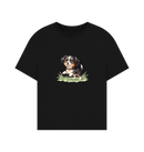 Black Printed T-shirt Front