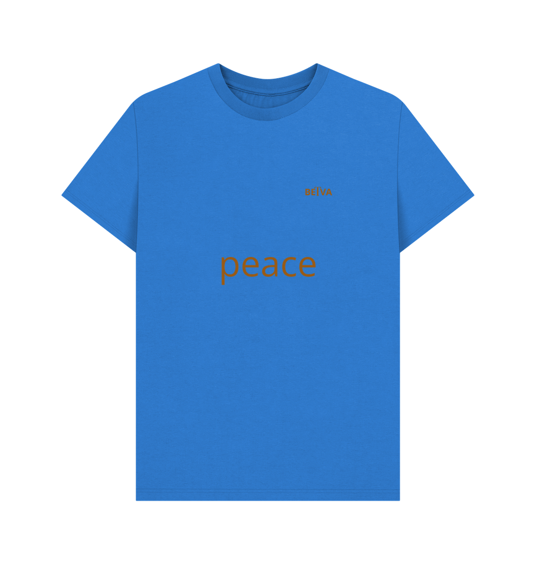 Bright Blue Printed T-shirt
