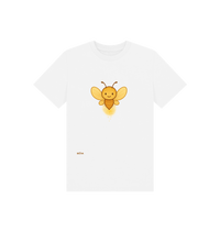 White Printed Kids T-Shirt