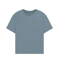 Stone Blue Printed T-shirt