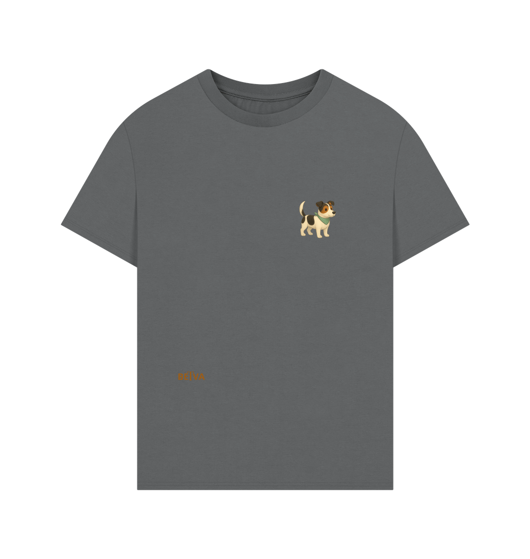 Slate Grey Printed T-shirt