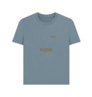 Stone Blue Printed T-shirt