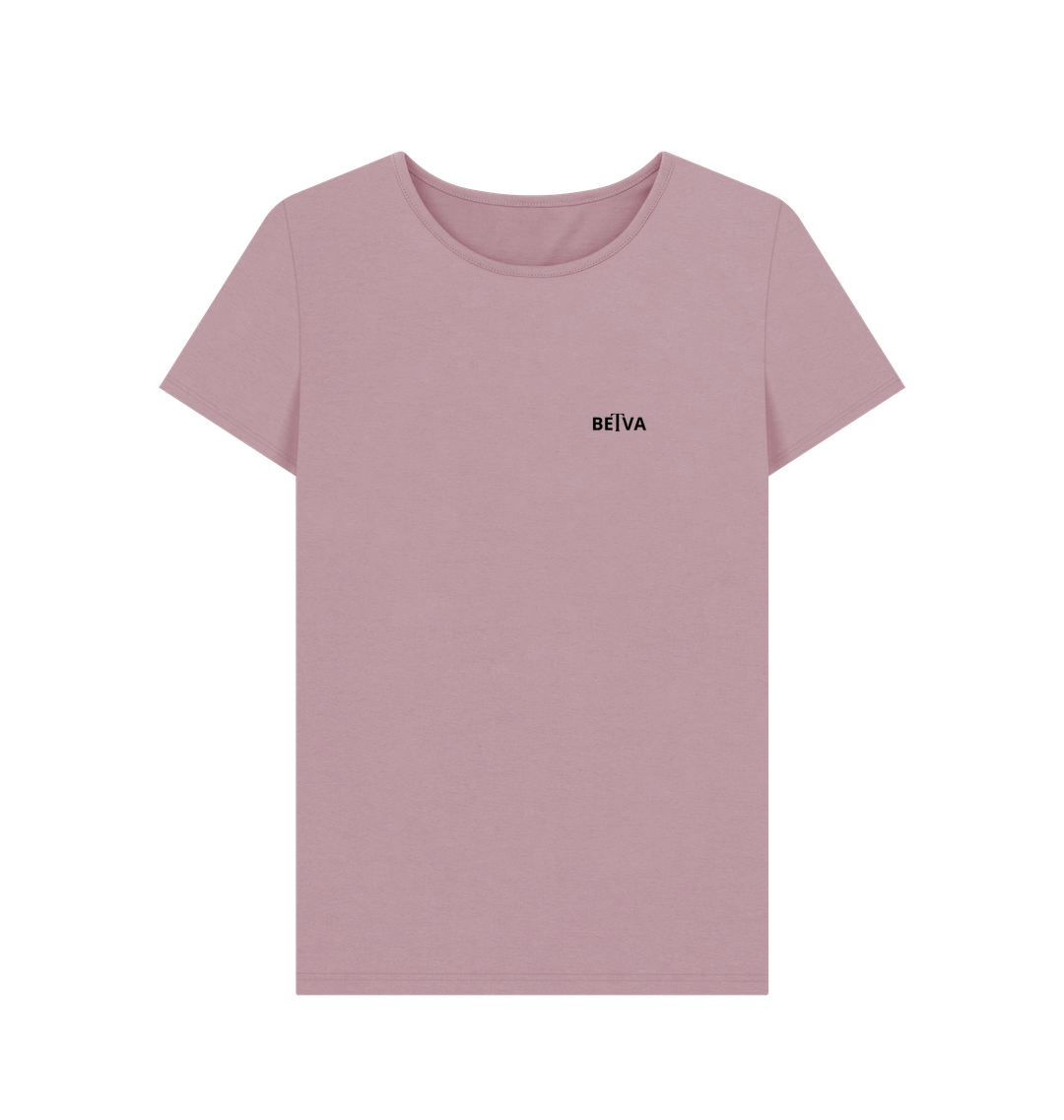 Mauve Printed T-shirt Front