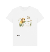 White Printed T-shirt Front