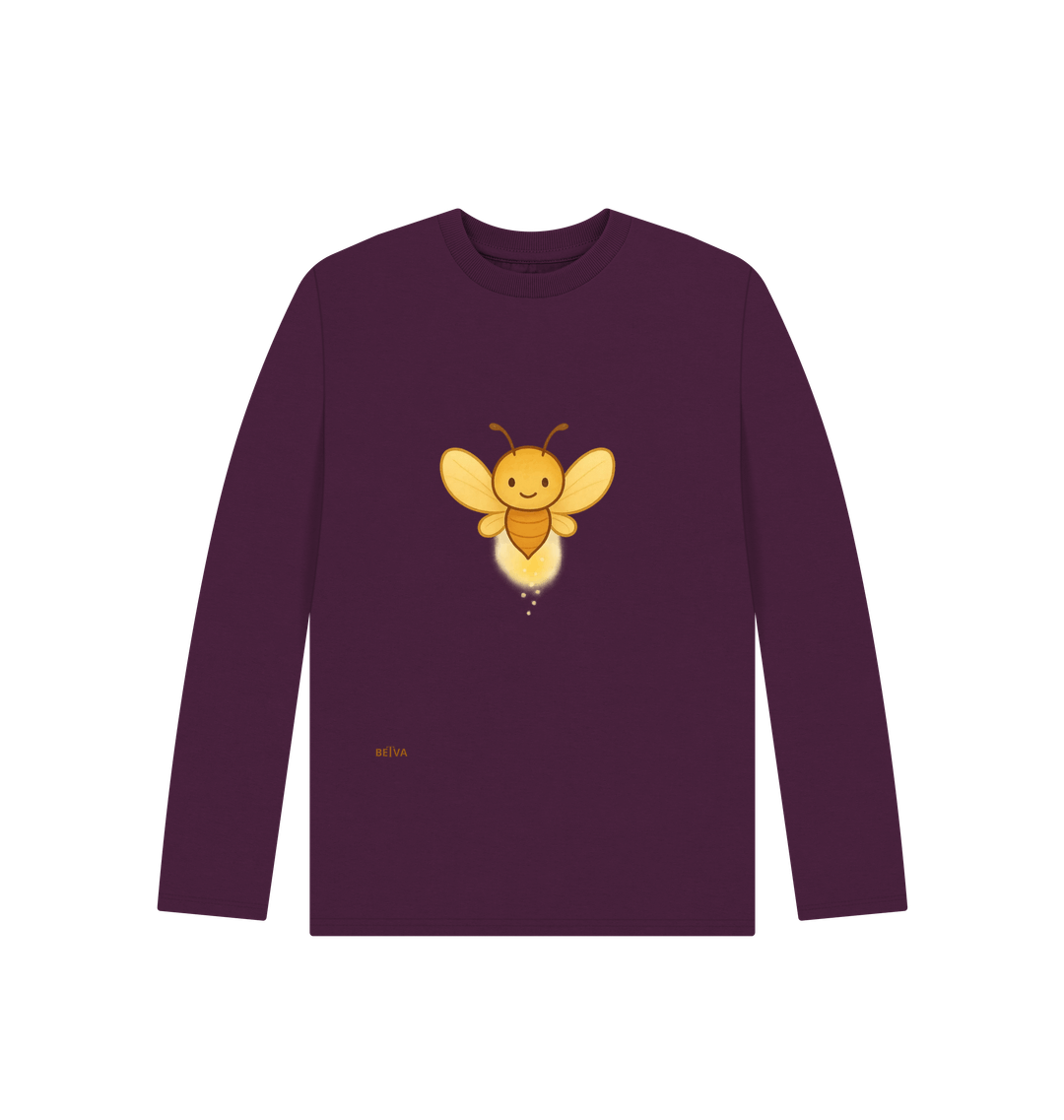 Purple Printed Kids T-Shirt