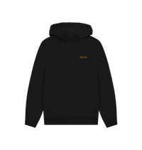Black Printed Hoody