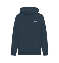 Navy Printed Hoody