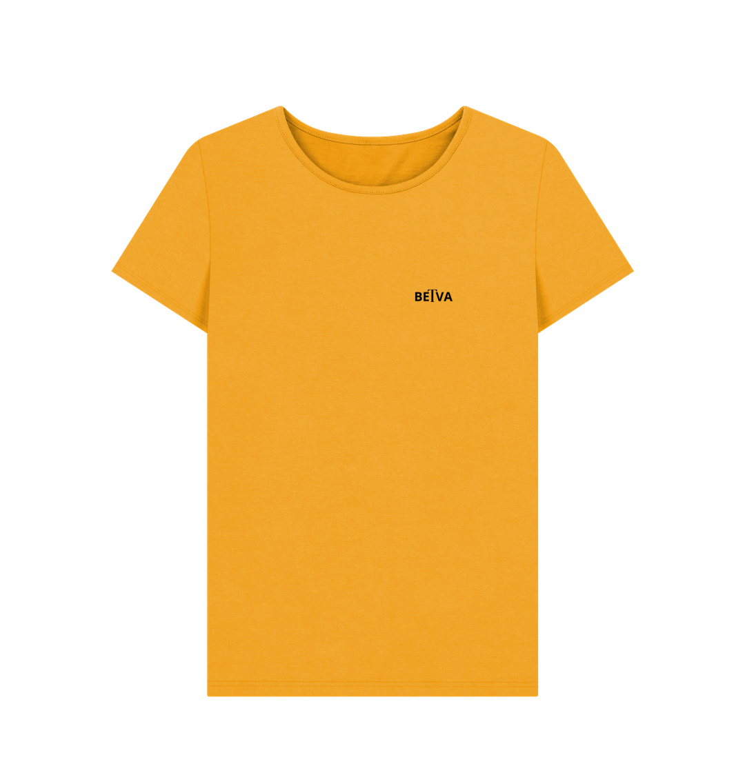 Mustard Printed T-shirt Front