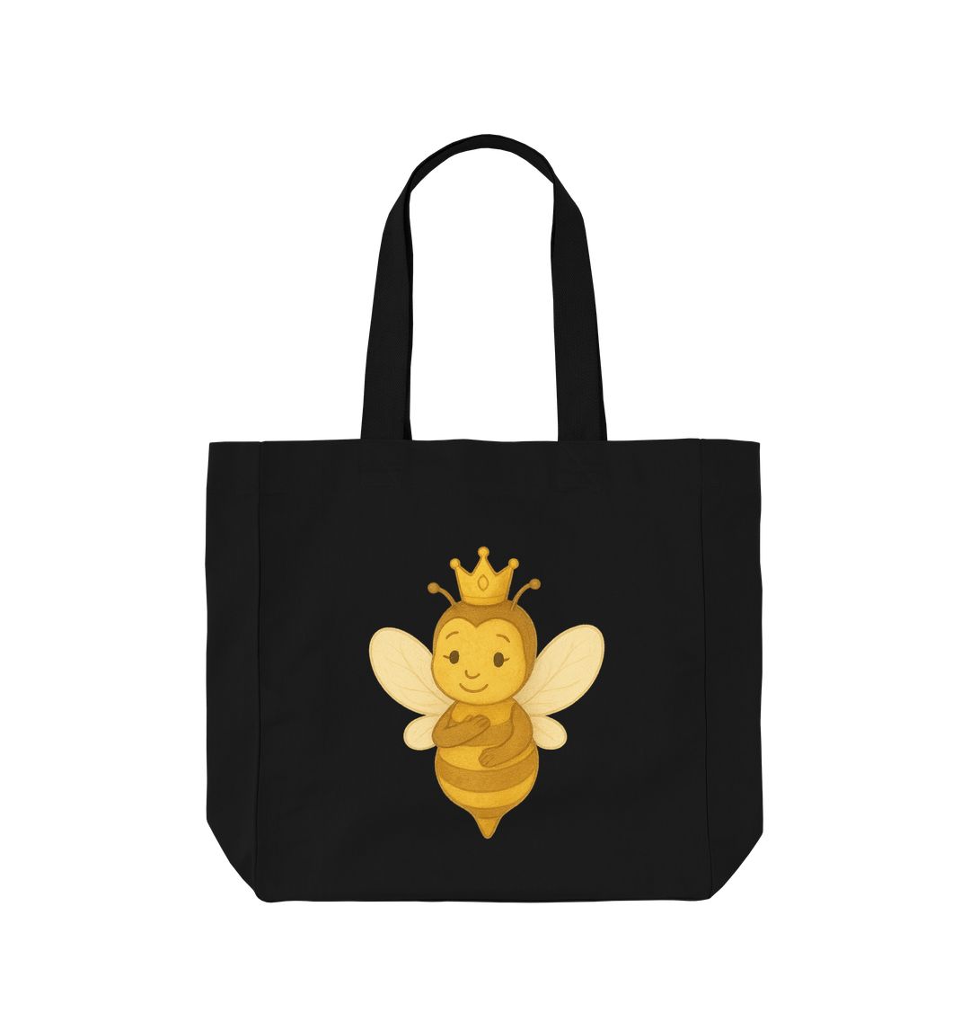 Black Printed Bag