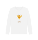 White Printed Long Sleeve T Shirt