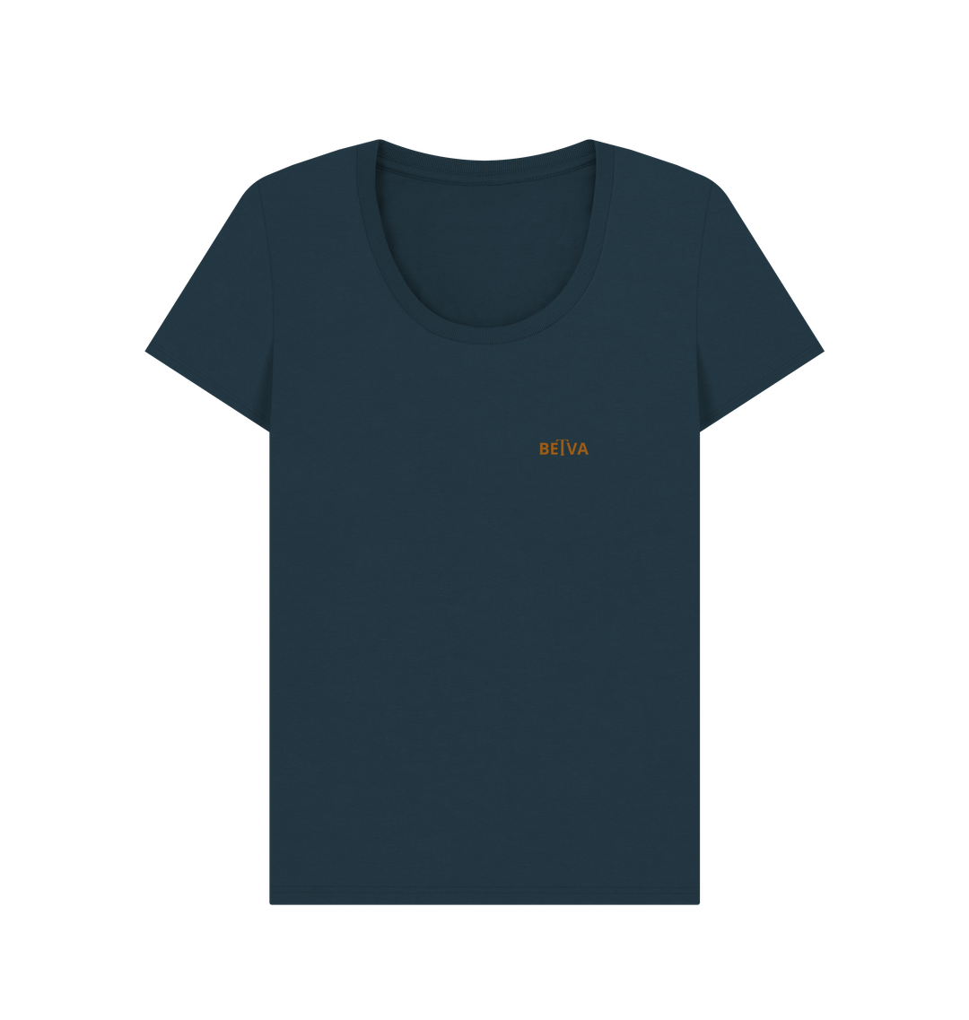 Denim Blue Printed T-shirt