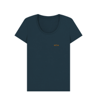 Denim Blue Printed T-shirt