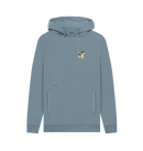 Stone Blue Printed Hoody