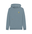 Stone Blue Printed Hoody