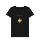 Black Printed T-shirt Front