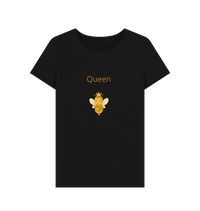 Black Printed T-shirt Front