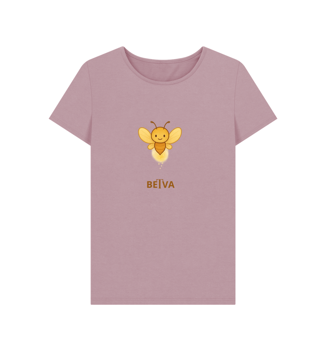Mauve Printed T-shirt Front
