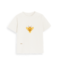 Organic Natural Printed Kids T-Shirt