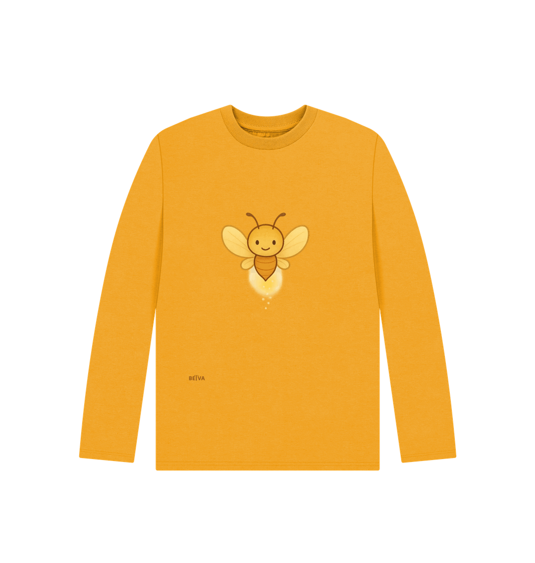 Mustard Printed Kids T-Shirt