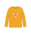 Mustard Printed Kids T-Shirt