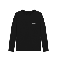 Black Printed Long Sleeve T Shirt