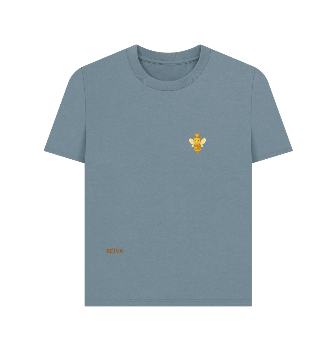 Stone Blue Printed T-shirt