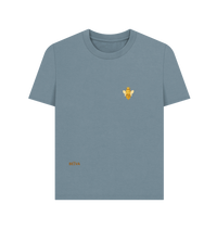 Stone Blue Printed T-shirt