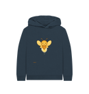 Navy Blue Printed Kids Hoodie