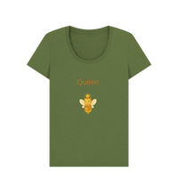 Khaki Printed T-shirt