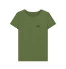 Khaki Printed T-shirt Front