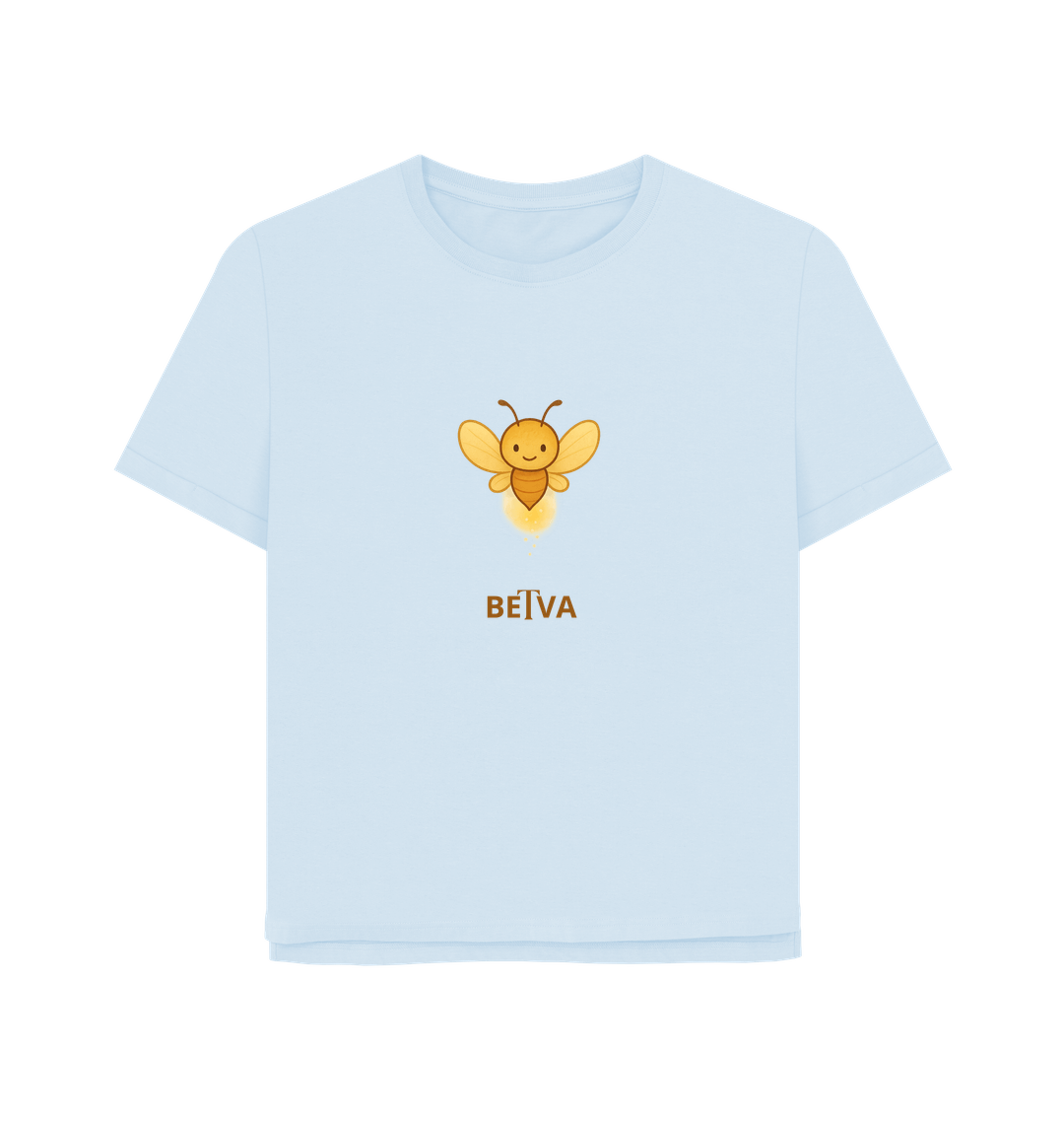 Sky Blue Printed T-shirt