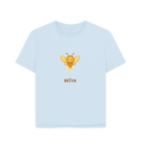 Sky Blue Printed T-shirt