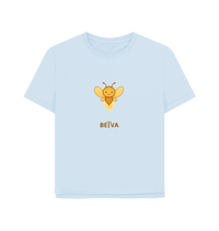 Sky Blue Printed T-shirt